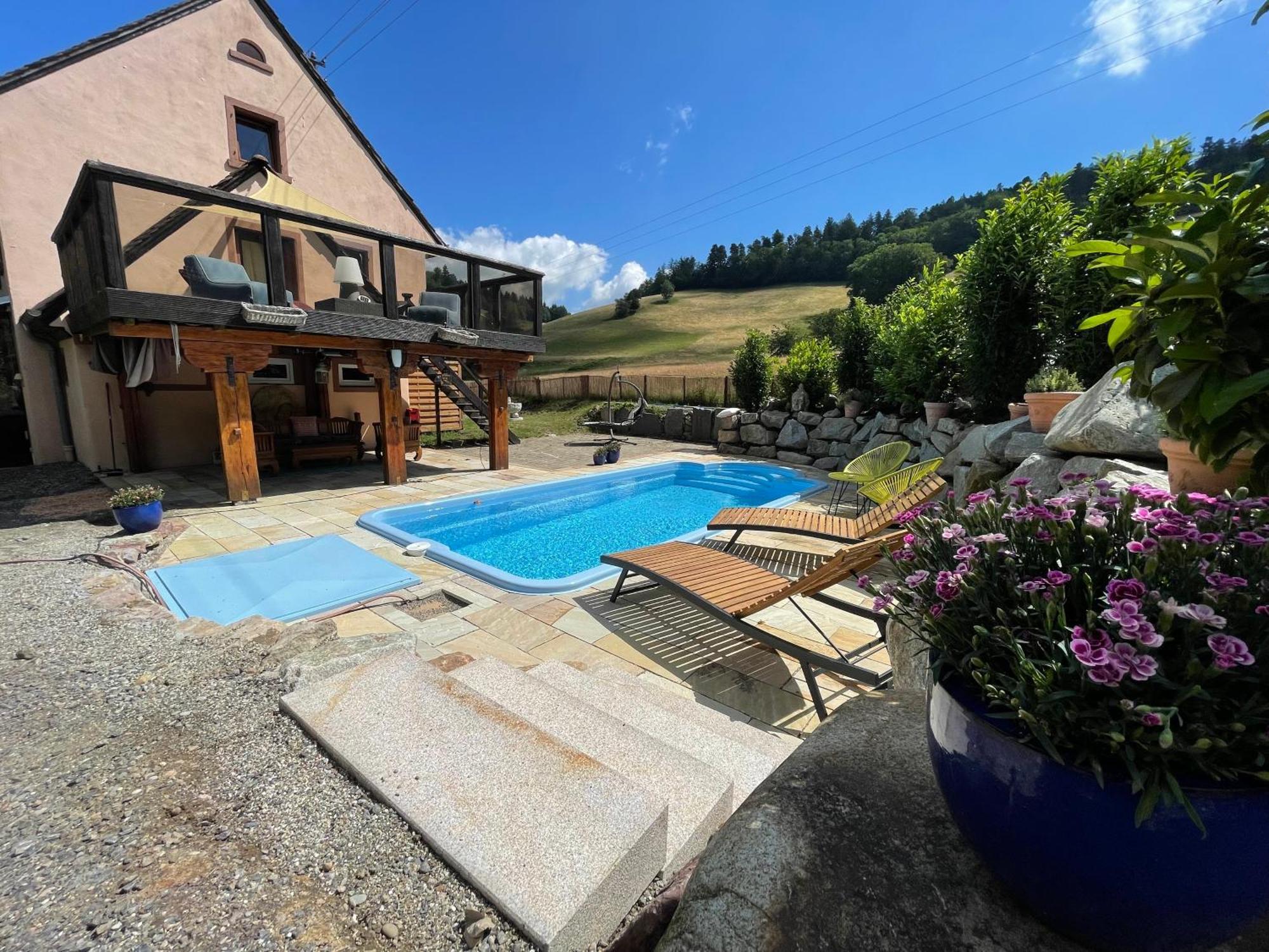Ferienhaus Kappel Mit Pool Фрайбург Екстериор снимка