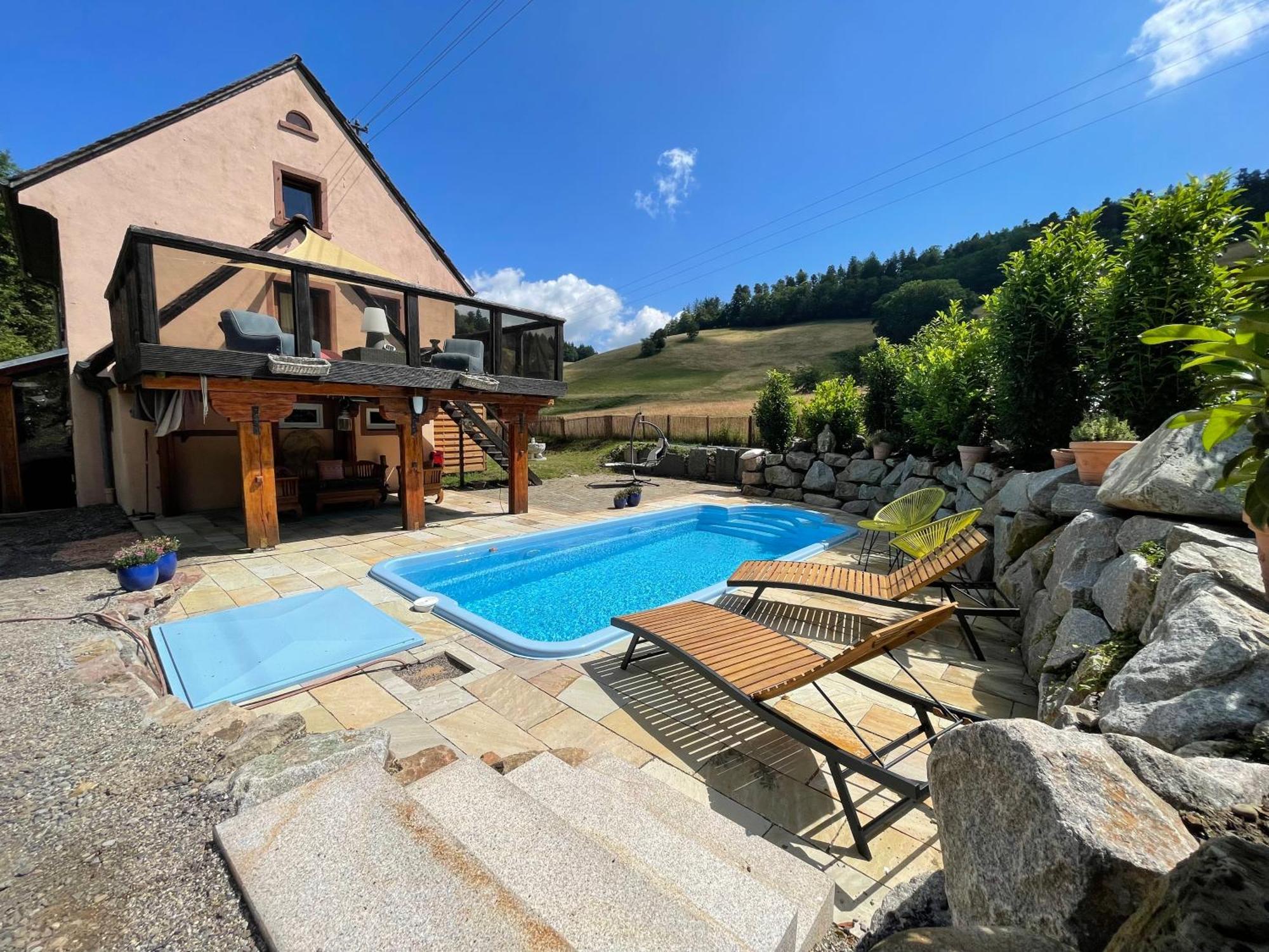 Ferienhaus Kappel Mit Pool Фрайбург Екстериор снимка